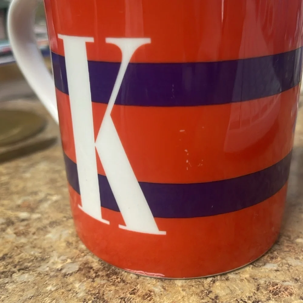Kate Spade To The Letter Monogram Mug
